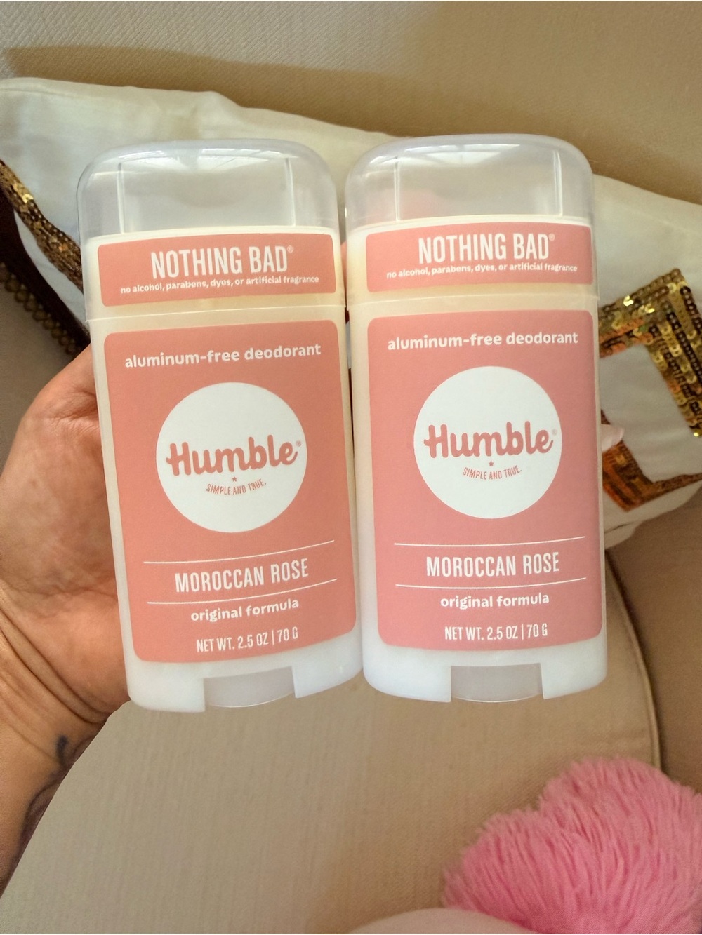 2 x New Humble aluminum free deodorant - Moroccan Rose - Picture 5 of 5